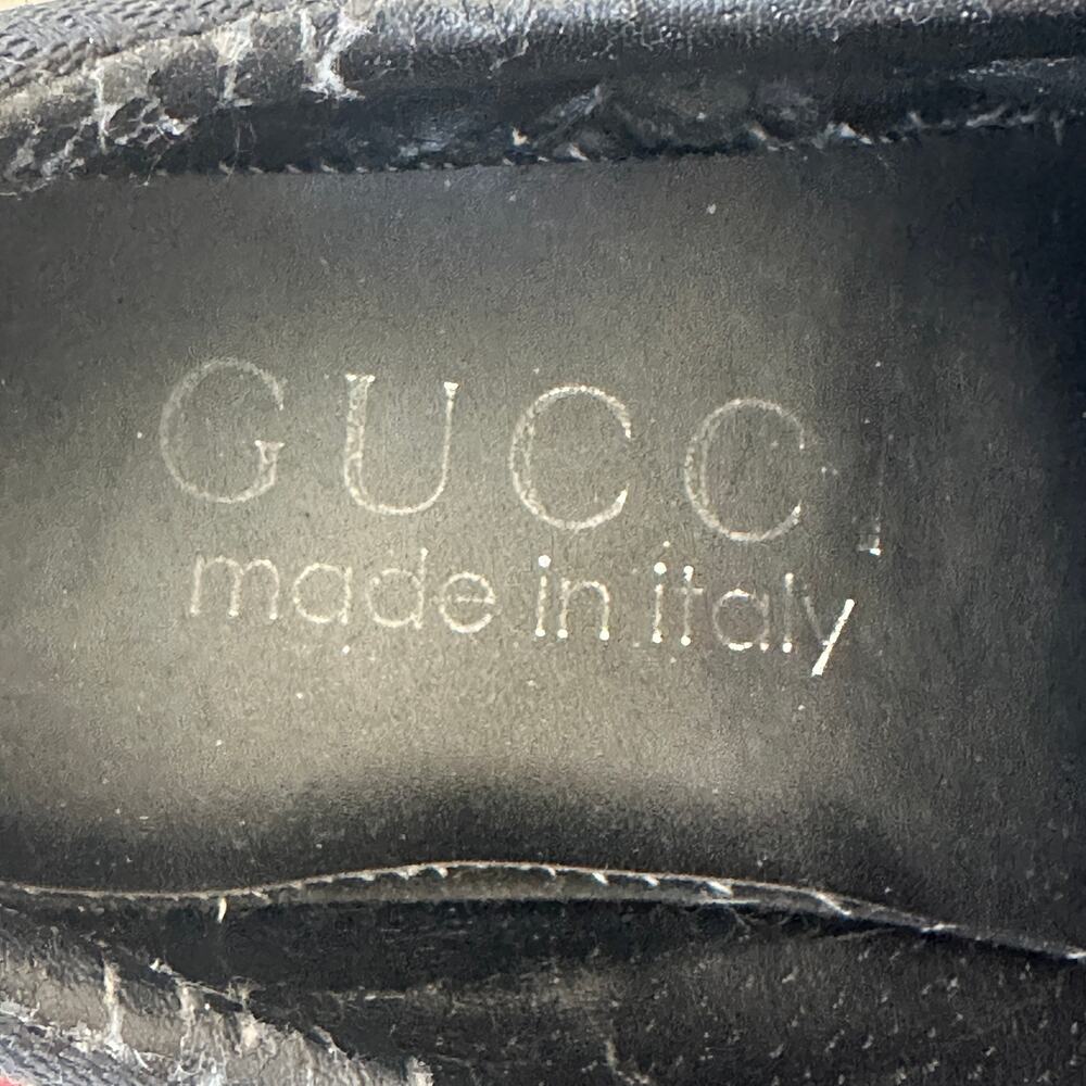 Vintage Gucci Sneakers Black Red Green White Logo Shoes EU Size 40 Women's US 8 - Picture 5 of 12